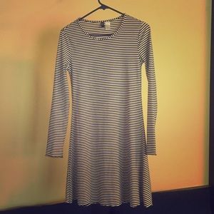 Black and White striped H&M dress